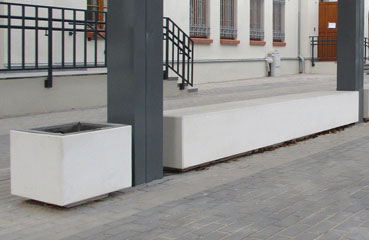 Kosz uliczny RELAX deco, dostępny w bogatej ofercie kolorystycznej.