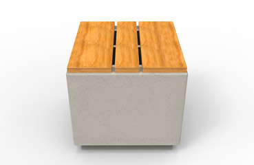 Ławka CUBE 50 w ofercie producenta małej architektury miejskiej - firmy STYL-BET