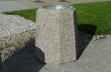 PRIMA 40 ltr to kosz miejski z wkładem ze stalli