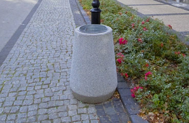 Kosz MULTI z wkładem ze stalii ocynkowej o pojemności 70 ltr.