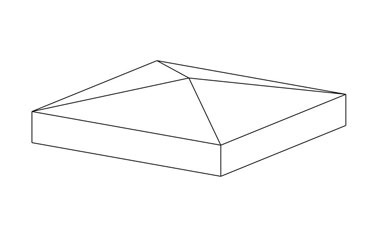 Betonowe pokrywy na słupki dostępne w ofercie producenta małej architektury betonowej - firmy STYL-BET