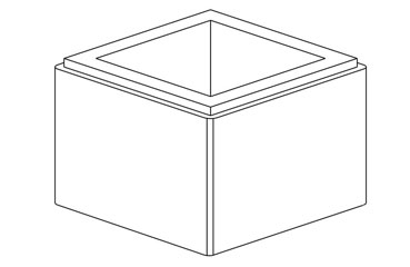 Dostępny w ofercie producenta małej architektury betonowej - firmy STYL-BET pustak międzysłupkowy dostępny w bogatej gamie kolorów betonu płukanego.