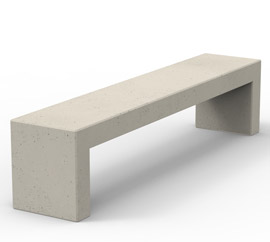 Eleganckie betonowe siedzisko dostępne w dwóch rozmiarch 1 oraz 2 metry