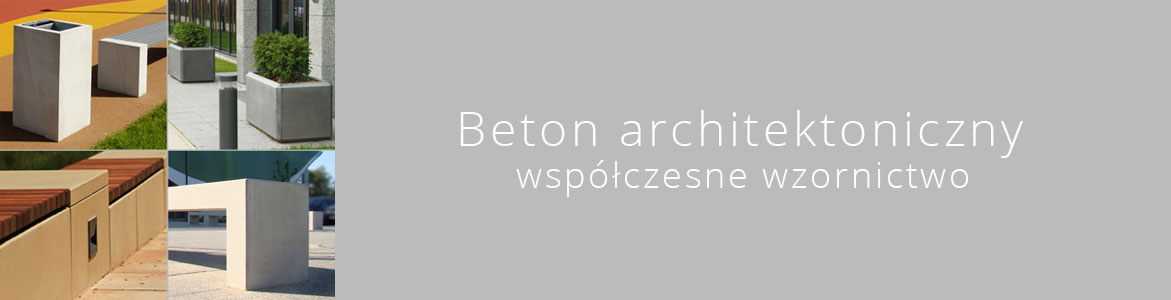Produkty z rodziny WISA deco oraz WEGA deco, duży wybór donic betonowych w różnych rozmiarach, eleganckie kosze na śmieci, to tylko część oferty produktów z betonu architektonicznego.