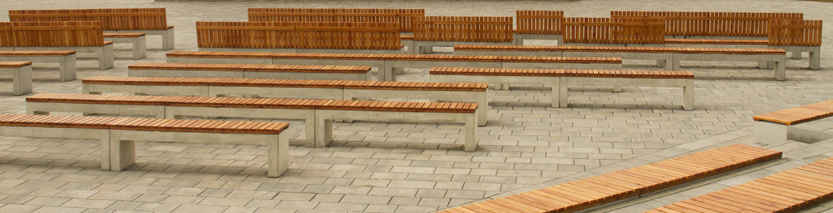 Sedzisko z seri RELAX deco wykonane w technologii betonu architektonicznego