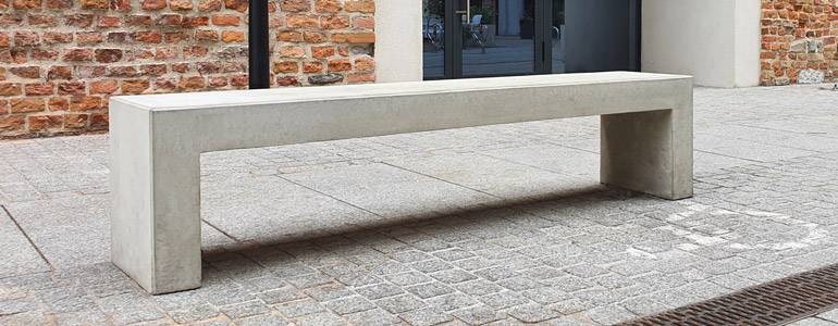 Siedzisko TARA deco 200cm. Wykonana w technologii betonu architektonicznego